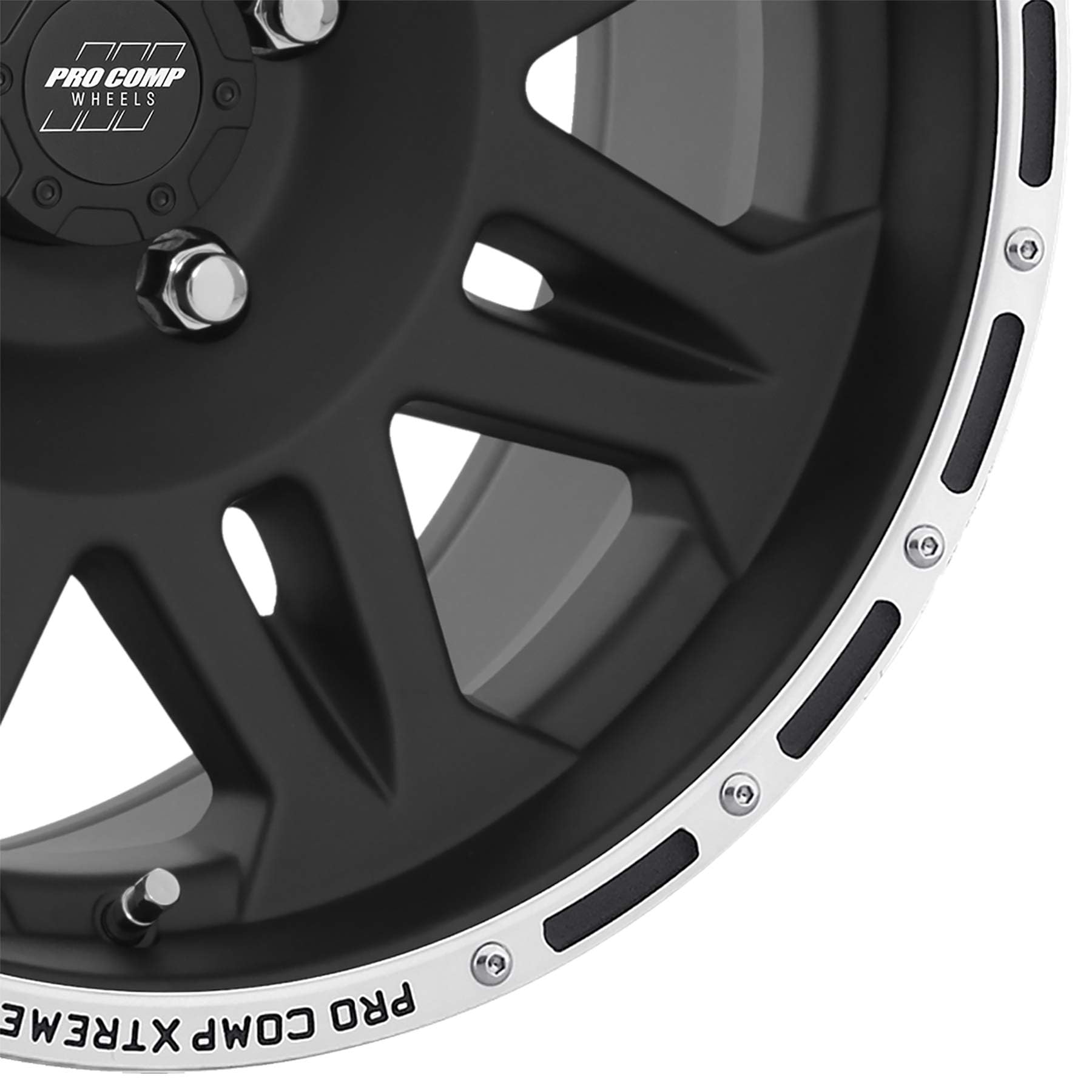 PXA5 Pro Comp Alloys 17X9 5X5.0 F-BLK MACH -6MM - PXA7105-7973