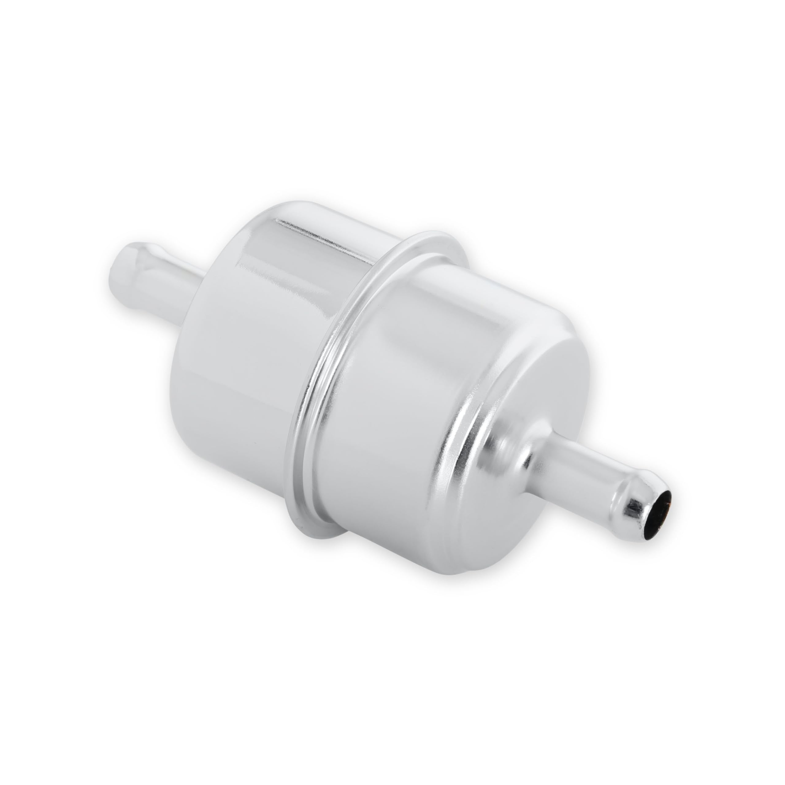 Chrome Mr. Gasket 9746 Fuel Filter - Fits 3/8 Inch Hose