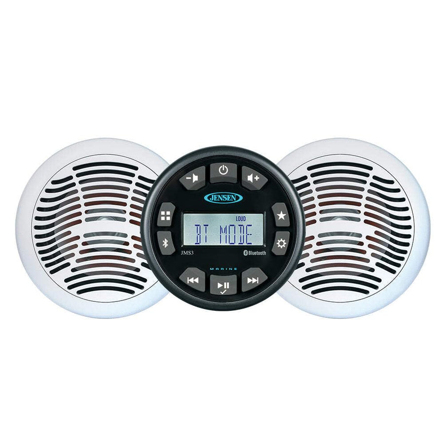 JENSEN Stereo and JMS3SPKG 6.5" Speaker Package