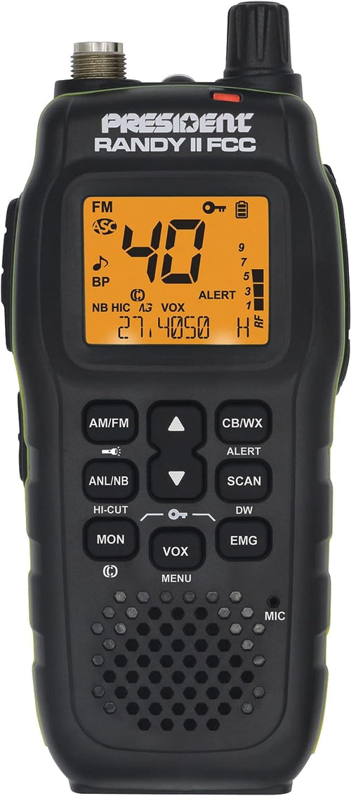 RANDYII President Electronics Handheld Radio With Large Lcd Screen