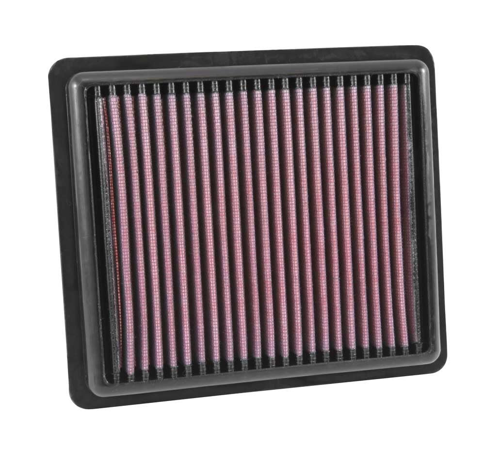K&N Engine Air Filter: Replacement Car Air Filter, Washable, Clean Every 75,000 Miles, Reusable, Premium: Compatible with 2005-2008 FORD (Fiesta V), 33-2880