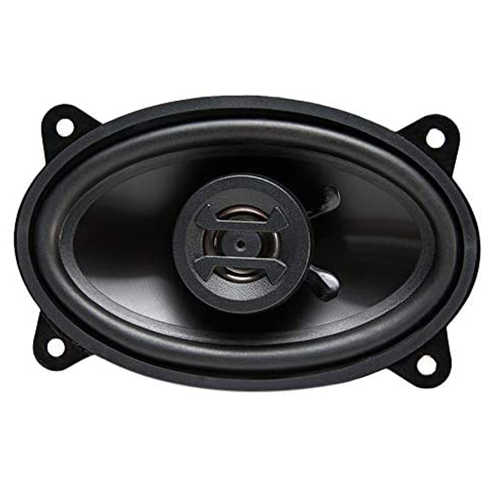 Hifonics ZS46CX Zeus 4x6 Inch 2 Way 200W Car Audio Coaxial Speaker System with Mylar Dome Tweeter and Alpha Cellulose Poly Woofers, Pair