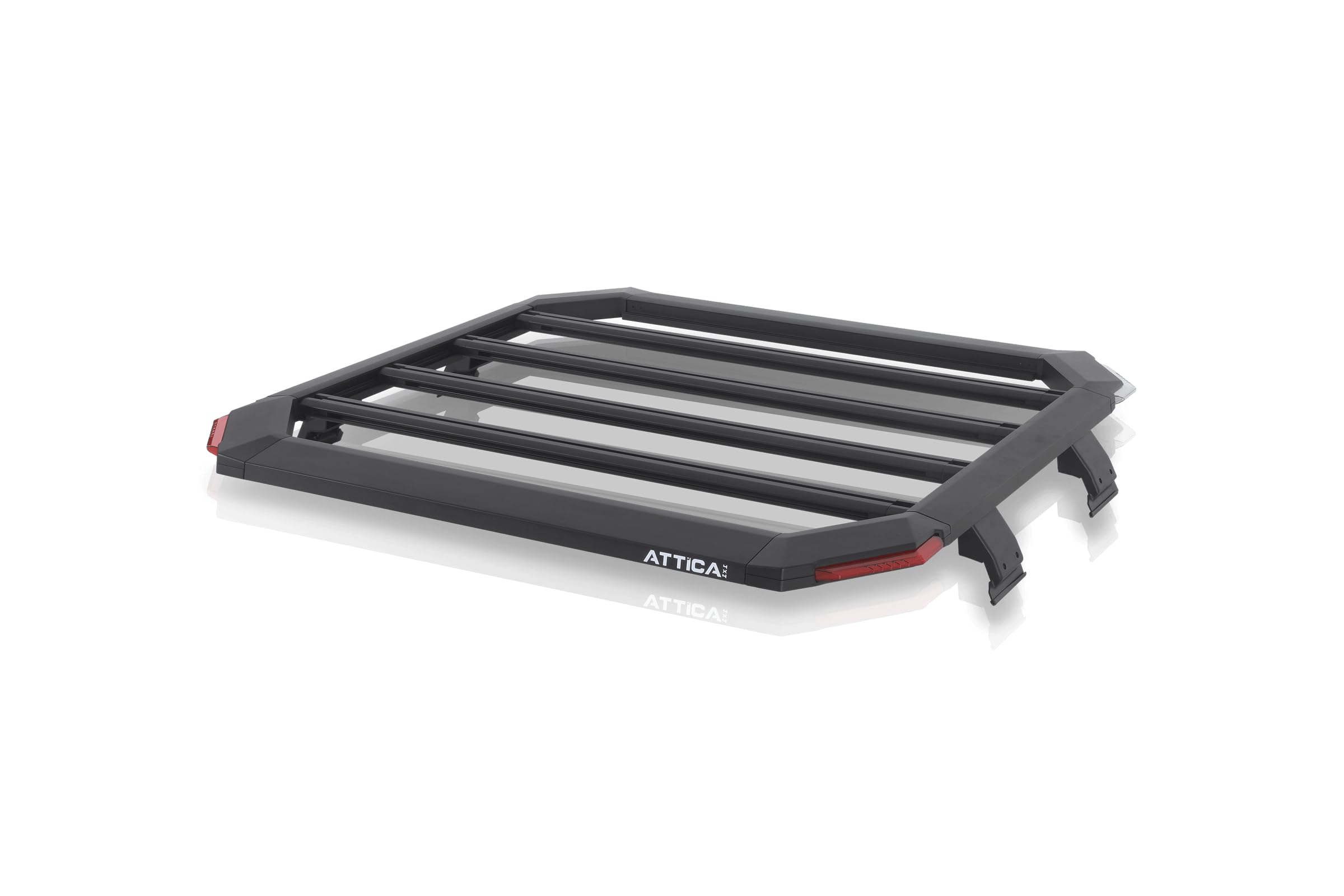 Attica4x4 Cobra Tek - Frontier Series Roof Rack | Compatible with Jeep Wrangler JL (2018-2023) / Gladiator (2019-2023) | Durable, Stylish, and Functional 4DR Full Size Rack with LED Lights.