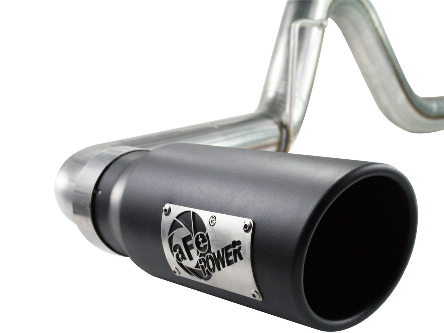 aFe 49-43011-B Cat-Back Exhaust System Mach Force XP 3" Stainless Steel with Black Tip for Ford F-150 V8 4.6/5.4L