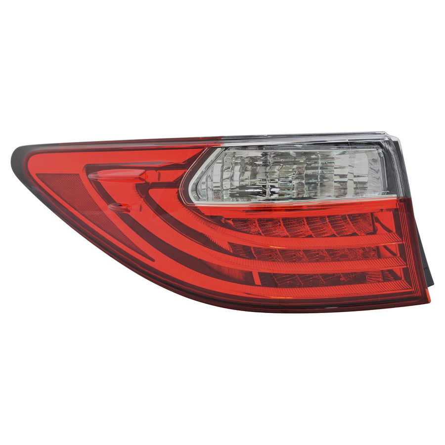 Left TYC Tail Light Assembly Compatible with 2013-2015 Lexus ES350
