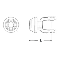 22-2330 Neapco Power Take Off Quick Disconnect Yoke