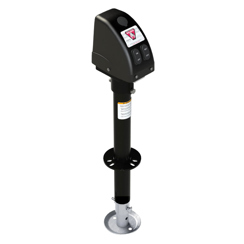 500187 Bulldog Black A-Frame Jack with Powered Drive, 3,500 lbs.