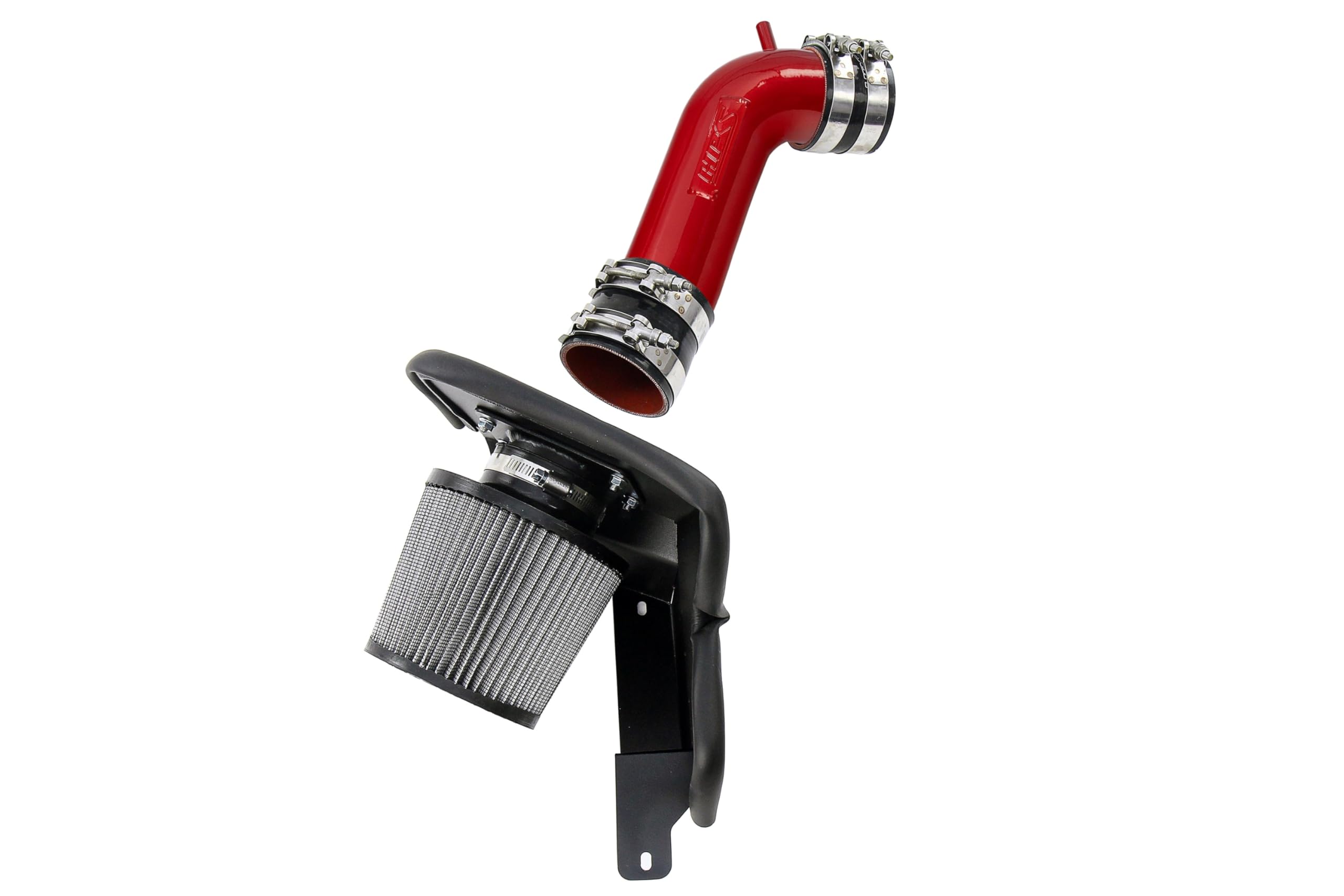 HPS Air Intake Kit Red with Heat Shield Cool Ram Compatible for 1993-1996 Toyota Supra 3.0L Non Turbo 2JZGE, 827-715R