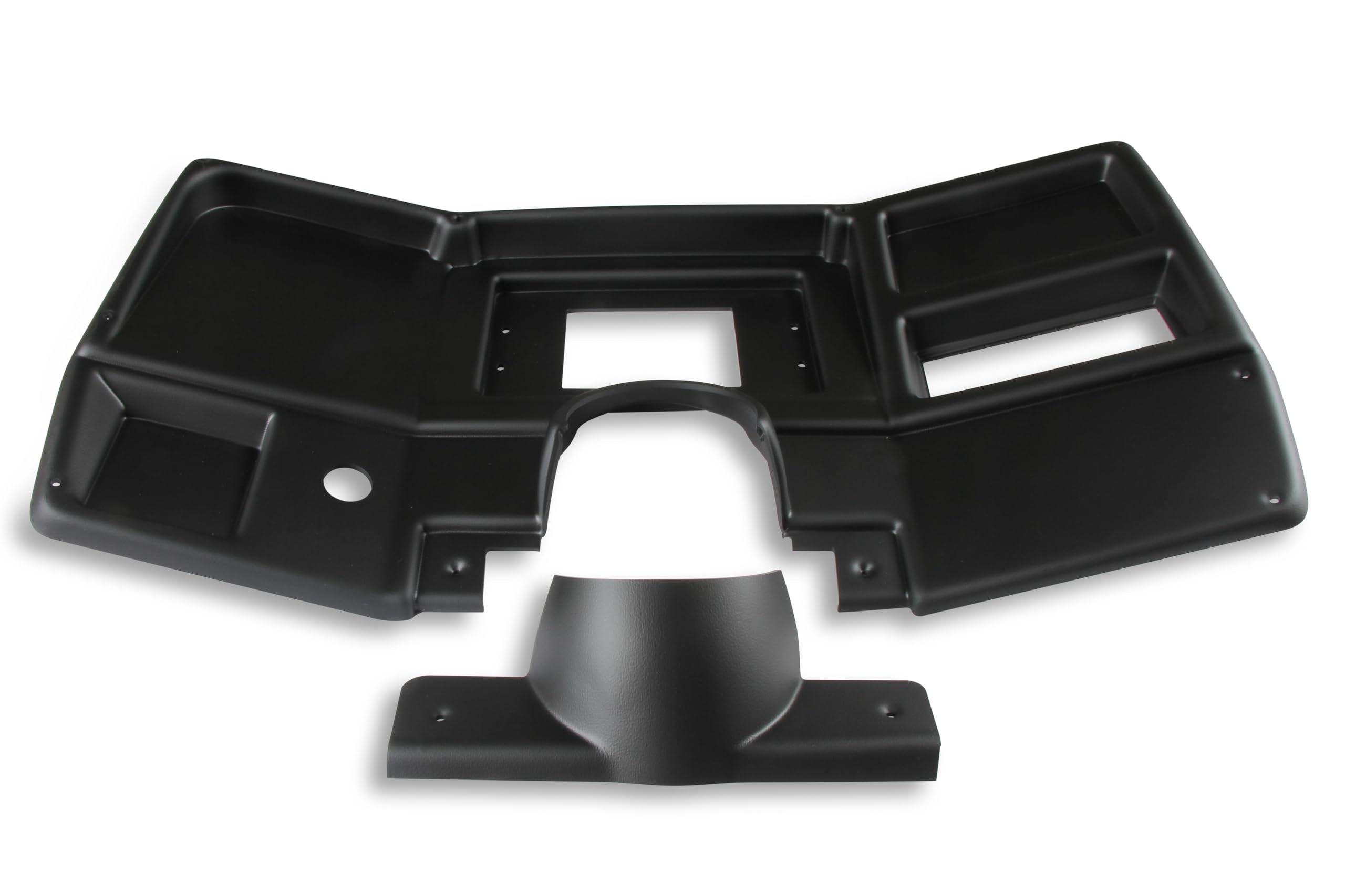 Dash Bezel Holley EFI 553-314 - No A/C Vents- Black