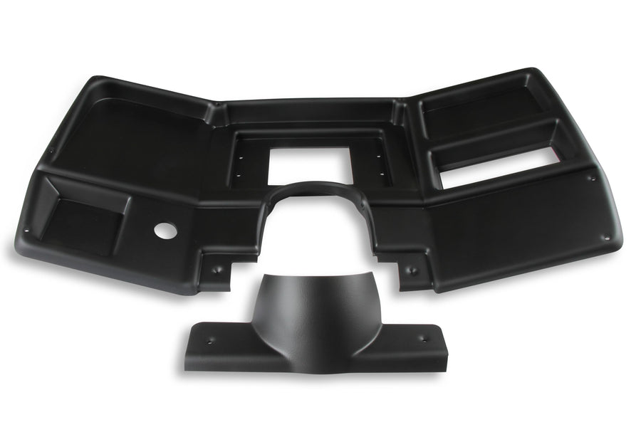 Dash Bezel Holley EFI 553-314 - No A/C Vents- Black