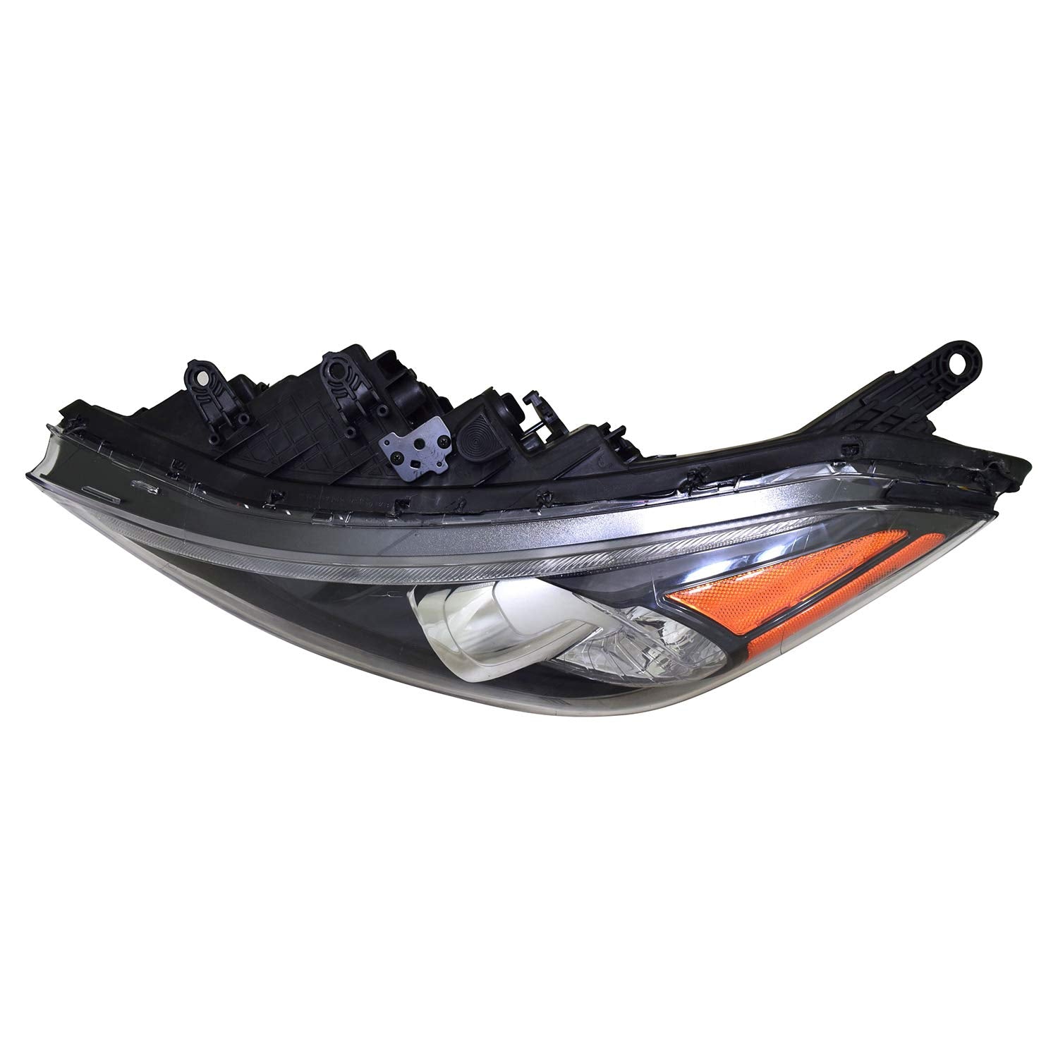 Left TYC Headlight Assembly Compatible with 2015-2016 Kia Forte