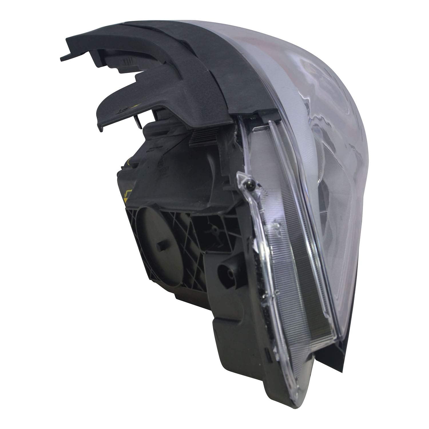 Left TYC Headlight Assembly Compatible with 2015-2016 Hyundai Santa Fe