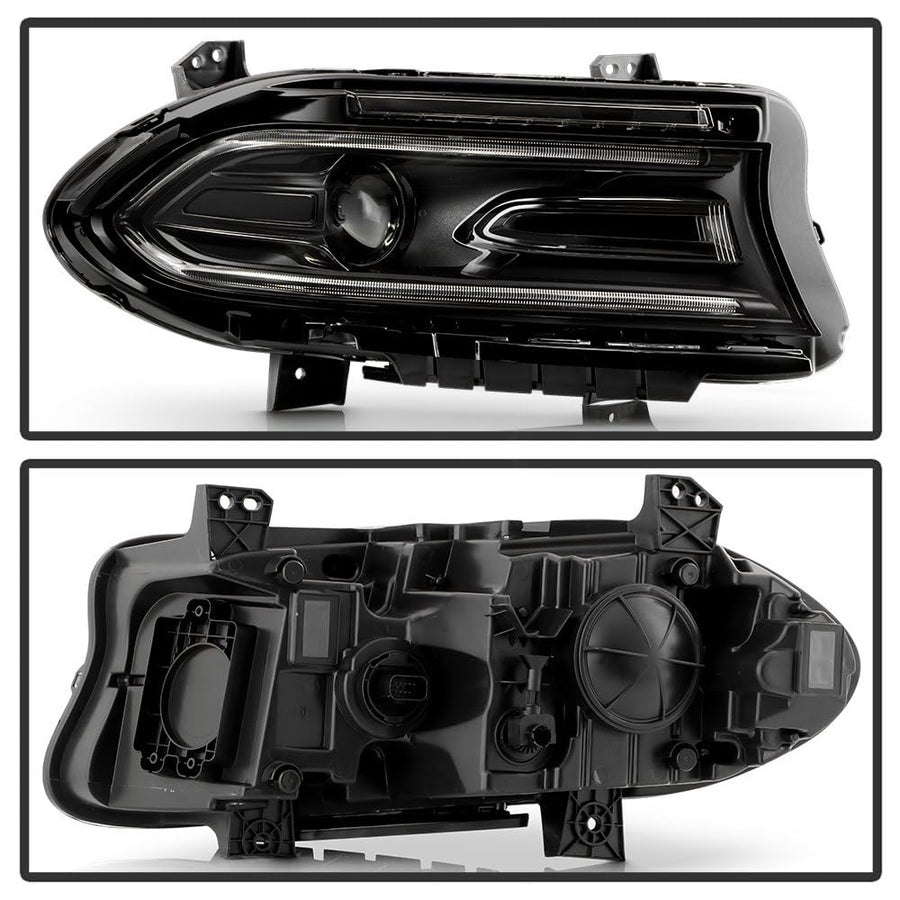 Dodge Charger Spyder (POE) 22-23 w/LED Signal DRL Switchback Halogen Headlight - OE Right (No Side Logo) (Also Fit on 2015-2021 but Need to Sell by Set)