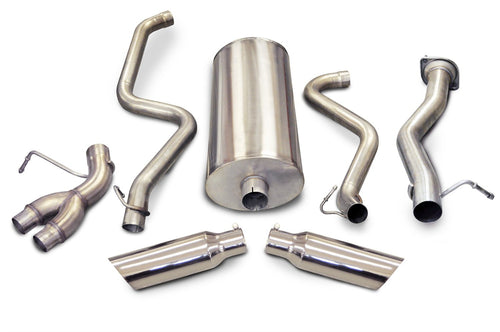 dB Performance CORSA 24893 Polished Split Side Exit Catback Exhaust System with 4" Slash Cut Tip