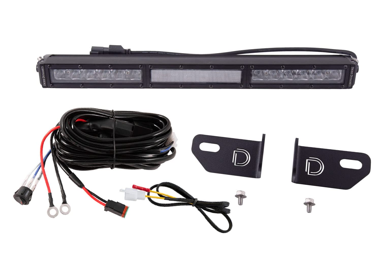 Diode Dynamics LED Lightbar Kit Stage Series compatible with Ford Ranger 2019-2021, SS18 White Combo