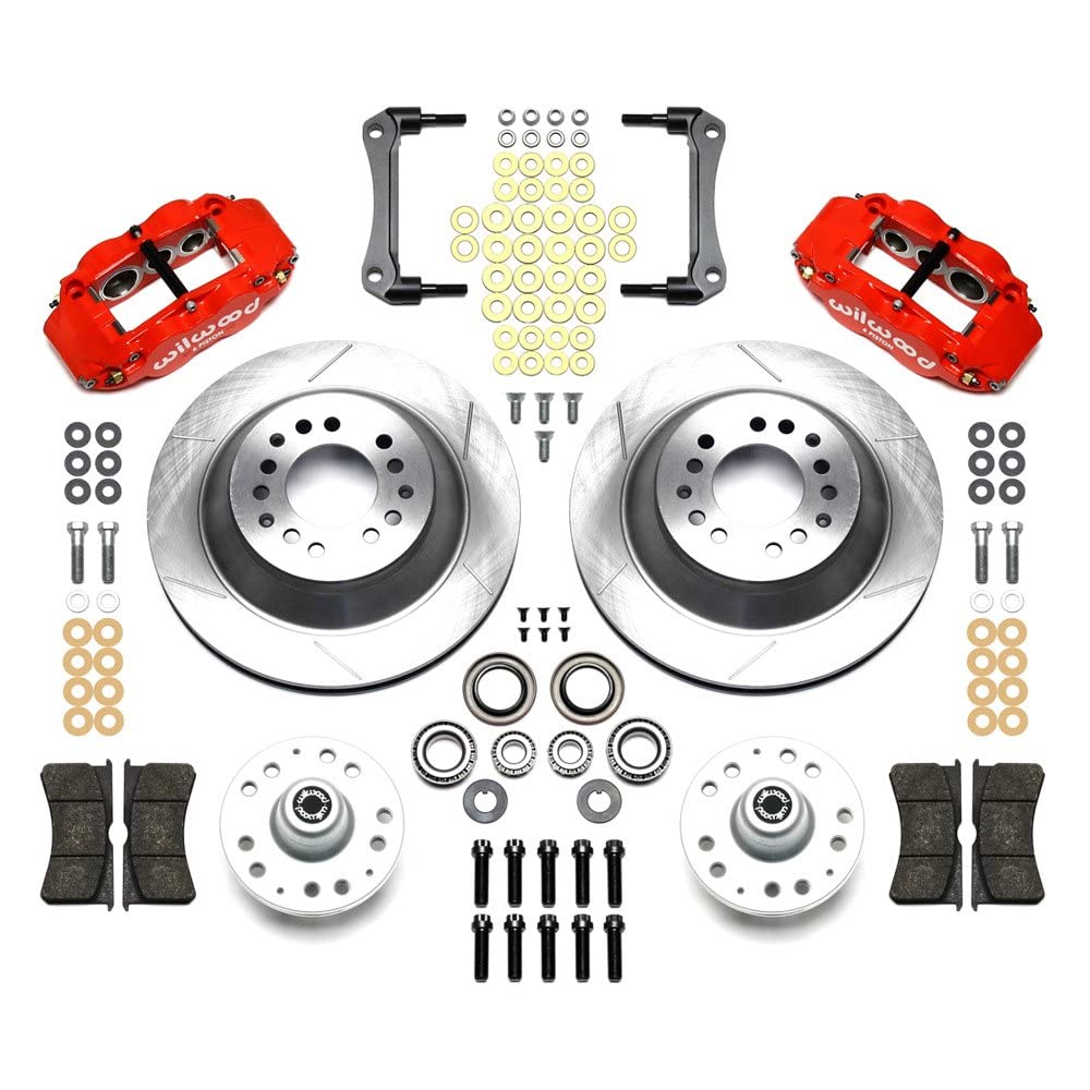 1PC Rtr Kit, FNSL6R Front Hub,12.88"-Red