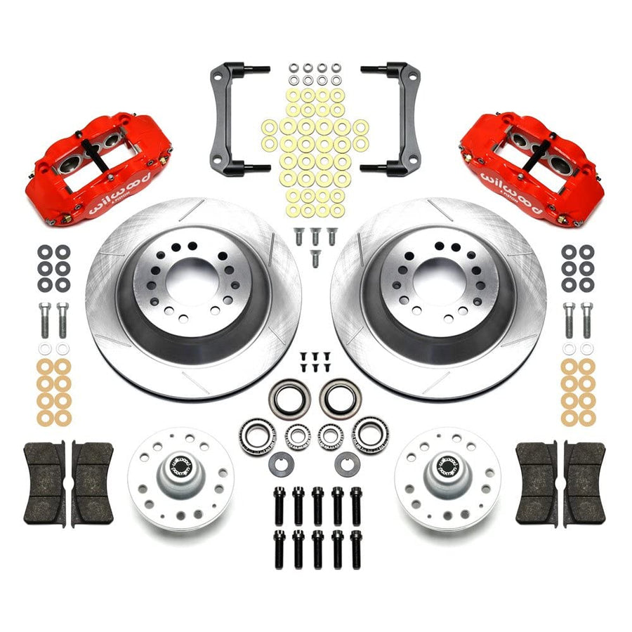 1PC Rtr Kit, FNSL6R Front Hub,12.88"-Red