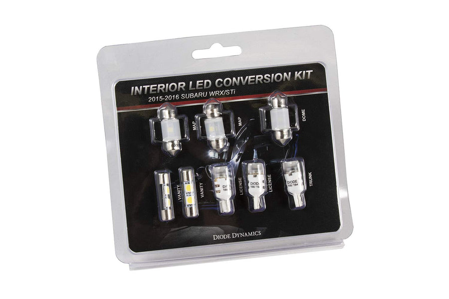Subaru WRX 2015-2019 Interior Light Kit Stage 2 Cool White Diode Dynamics