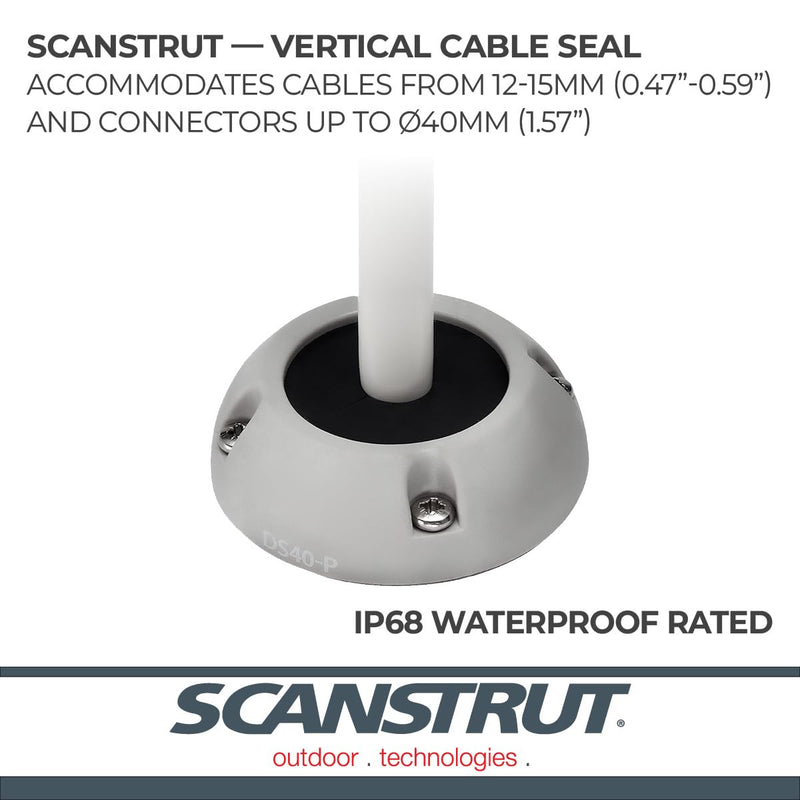 Scanstrut Large DS40-P Cable Seal - Plastic, White