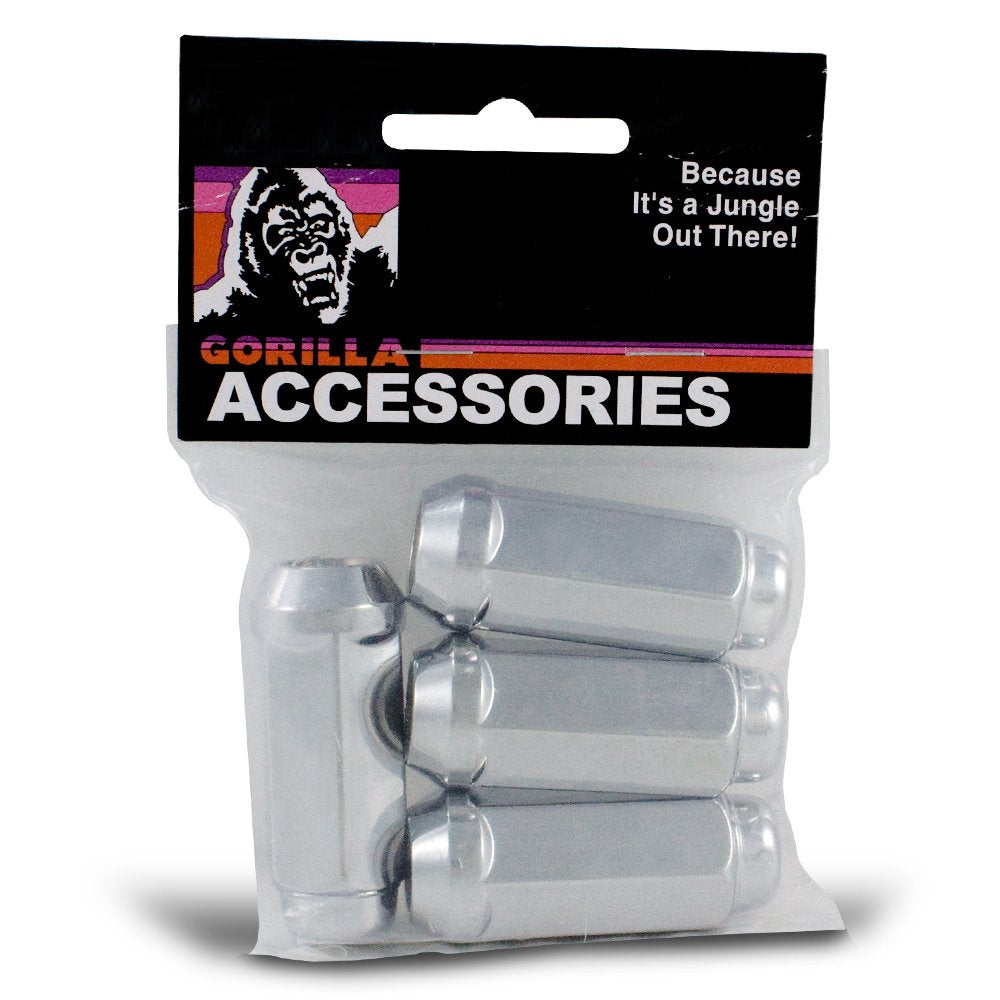Extra Long Gorilla Automotive 76197XLB Acorn Duplex Lug Nuts (9/16" Thread Size)