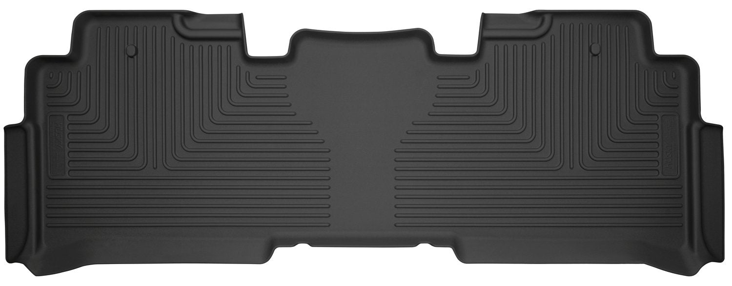 Weatherbeater Husky Liners Floor Mats | Fits 2018 - 2025 Honda Odyssey | 2nd Row, 1-pc Black - 19901