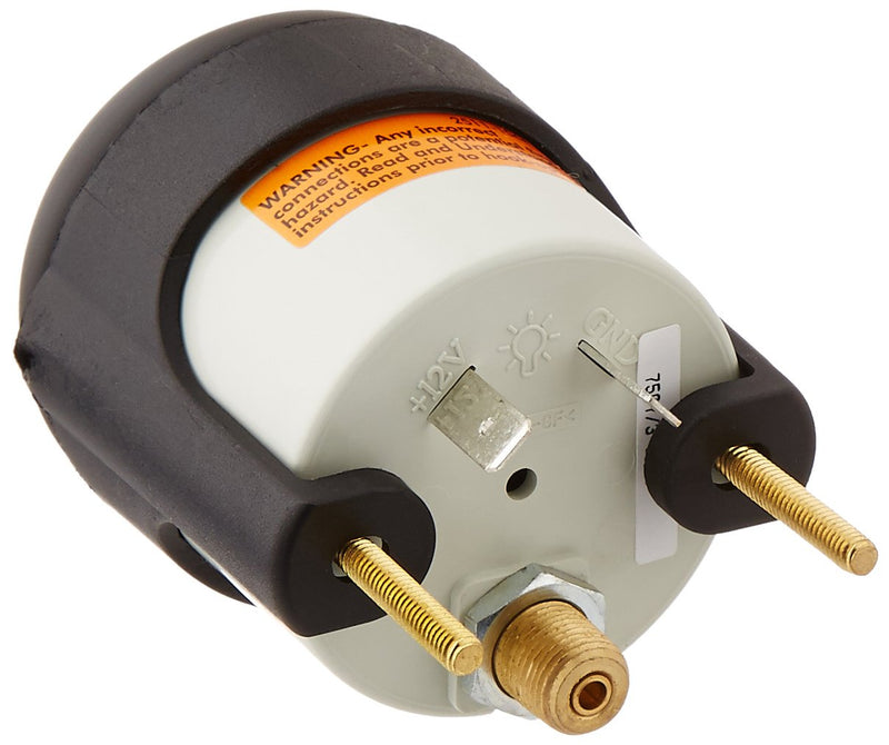 AUTO METER Phantom II 7507 Mechanical Boost/Vacuum Gauge, 2.3125 in.
