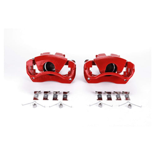 Power Stop Pair of High-Temp Red Powder Coated Front Calipers For Lexus ES300h 2013-2019, Lexus ES350 2007-2018, Toyota Avalon 2008-2018, Toyota Camry 2007-2017 [Model Specific]