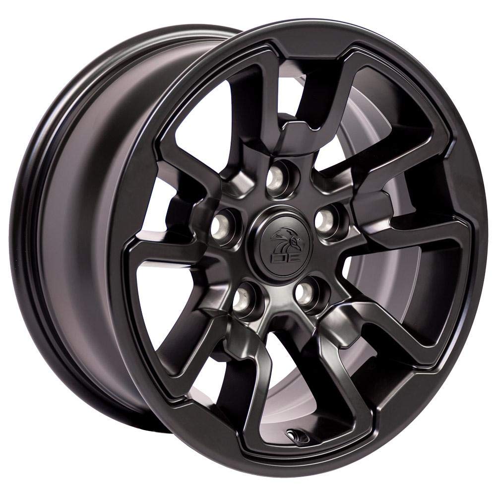 17 Inch OE Wheels DG55 Rim Fits Ram Rebel Style 5x139.7 17x8 Satin Black - Hollander 2614 (1)