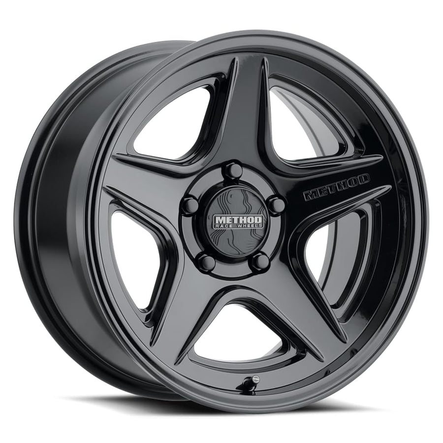 Black Method Race Wheels 319 Wheel with Gloss (18 x 8.5 inches /5 x 150 mm, 40 mm Offset)
