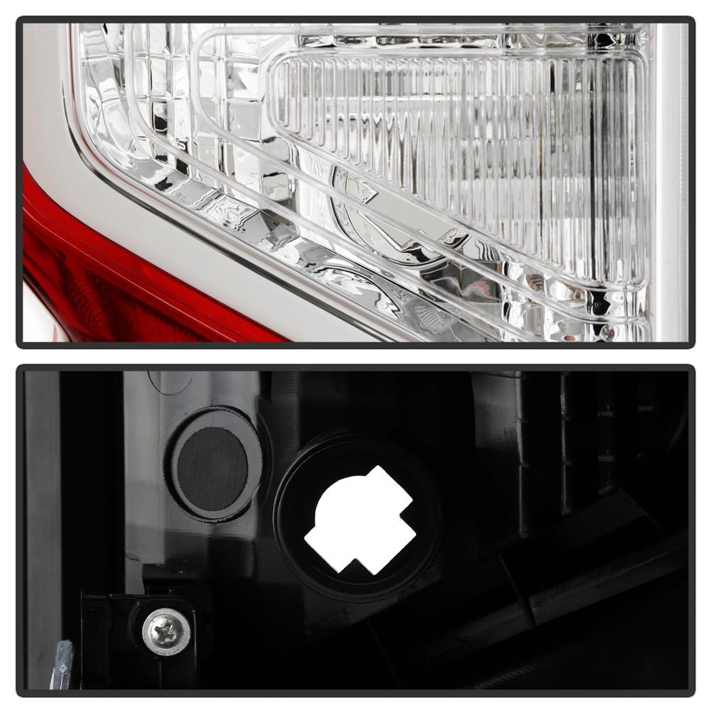 Nissan Titan 2016-2022 Spyder (OE) Driver Side Tail Lights - Signal-3157(Not Included) ; Parking-3156(Not Included) ; Reverse-3157(Not Included) - OEM Left (Does not fit Factory LED Lights)
