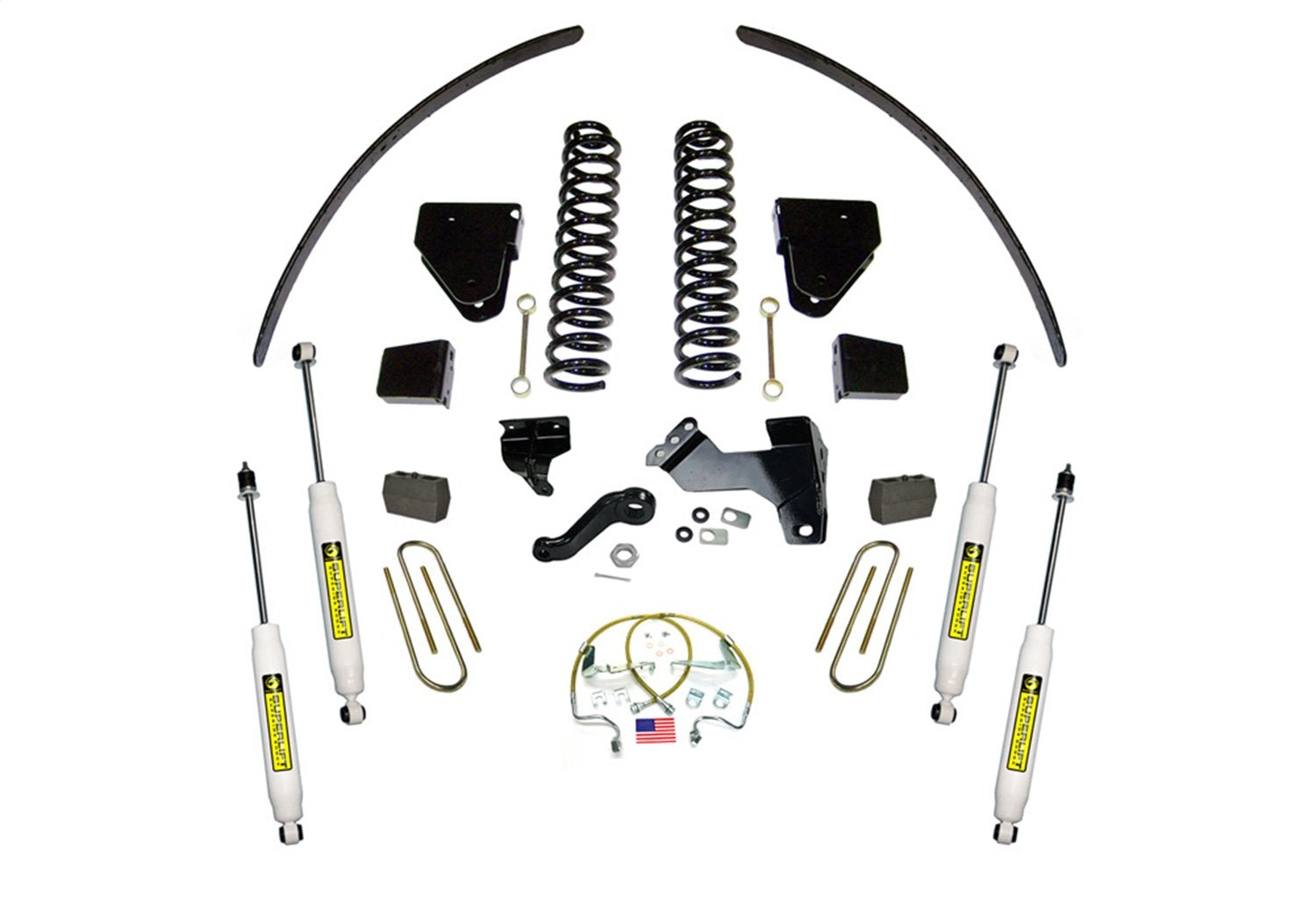 SUPERLIFT SUSPENSION RealTruck 6" Lift Kit for Ford F-250/F-350 | Complete Lift Kit with Front & Rear Shadow Series Shocks | K856 | Fits 2008-2010 Ford F-250 / F-350