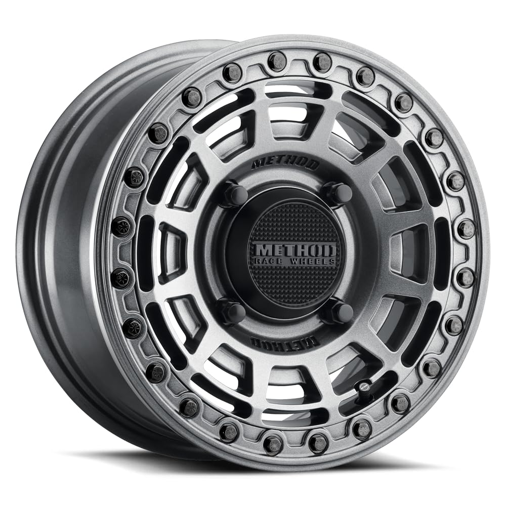 Method Race Wheel 15x7" UTV Beadlock 4x156, 38mm offset 5.33" Backspace, MR415570461252B