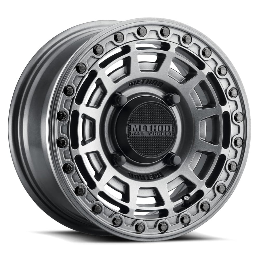Method Race Wheel 15x7" UTV Beadlock 4x156, 38mm offset 5.33" Backspace, MR415570461252B