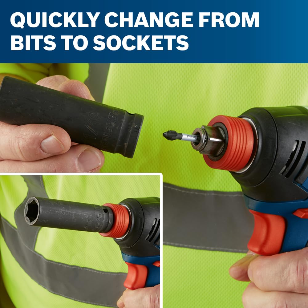Bosch GDX18V-1860CN 18V Two-In-One Connected-Ready Bit/Socket Impact Driver/Wrench (Bare Tool)