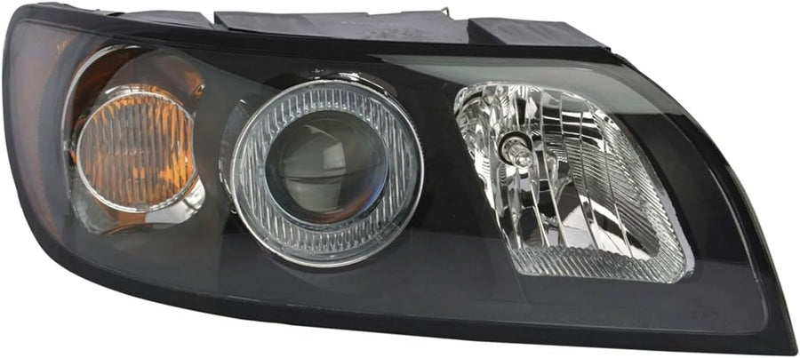 Volvo V50 Headlight Assembly ACK 2005 2006 2007 Passenger Side w/Bulbs Halogen Type-Replacement for VO2503117