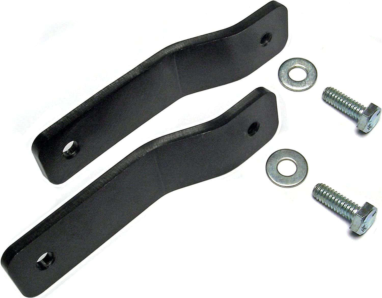 Brake Line Relocation Bracket Kit RockJock CE-9807RBLBK Fits 07-18 Wrangler (JK)