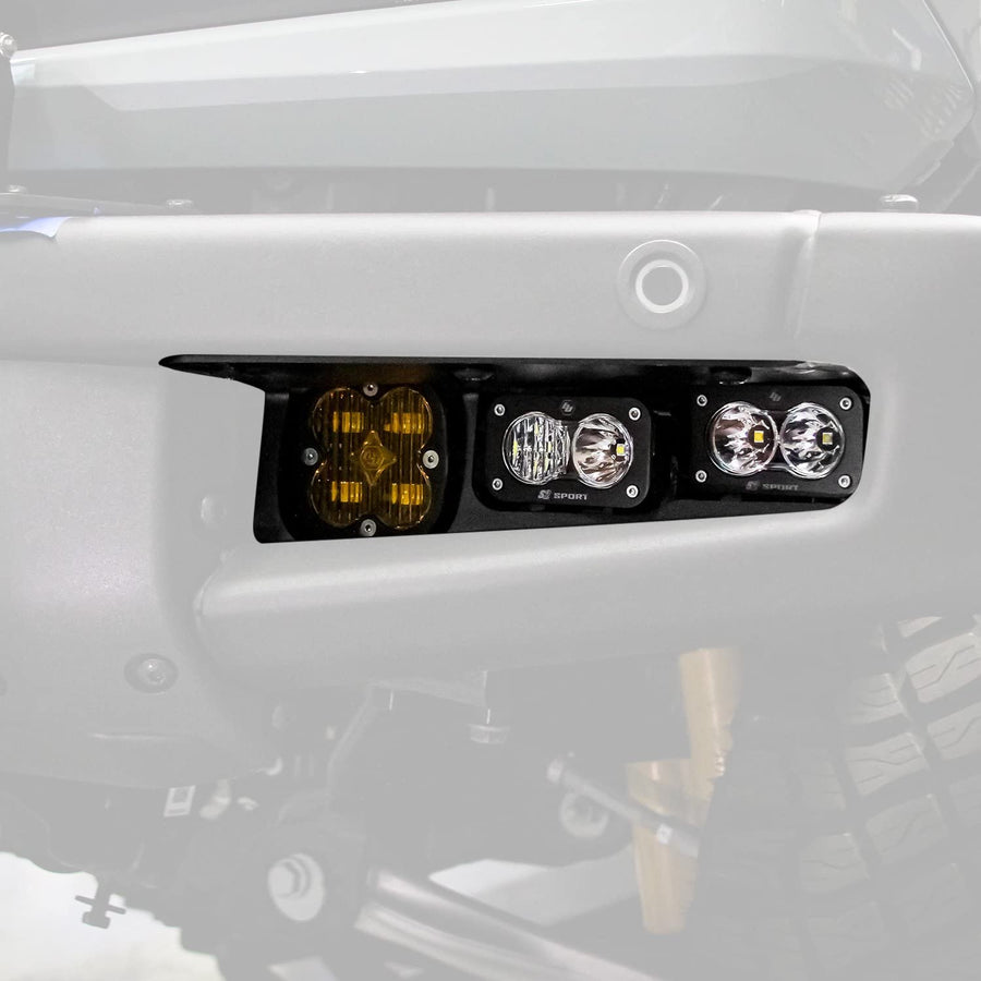 Squadron Sport/S2 Sport Baja Designs Fog Pocket Kit - '21-22 Bronco (Multi-Pattern; Clear; Toggle Wiring)