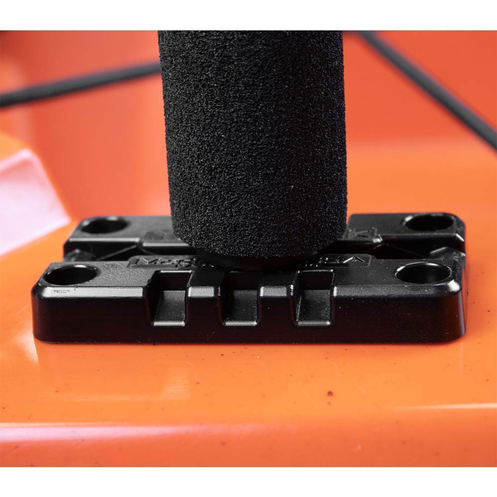 YakAttack Switch MightyMount | Universal Deck Mount Adapter for Track Accessories | Fits Scotty, RAM, Cannon Patterns | LockNLoad Compatible | Yak Attack USA-Made