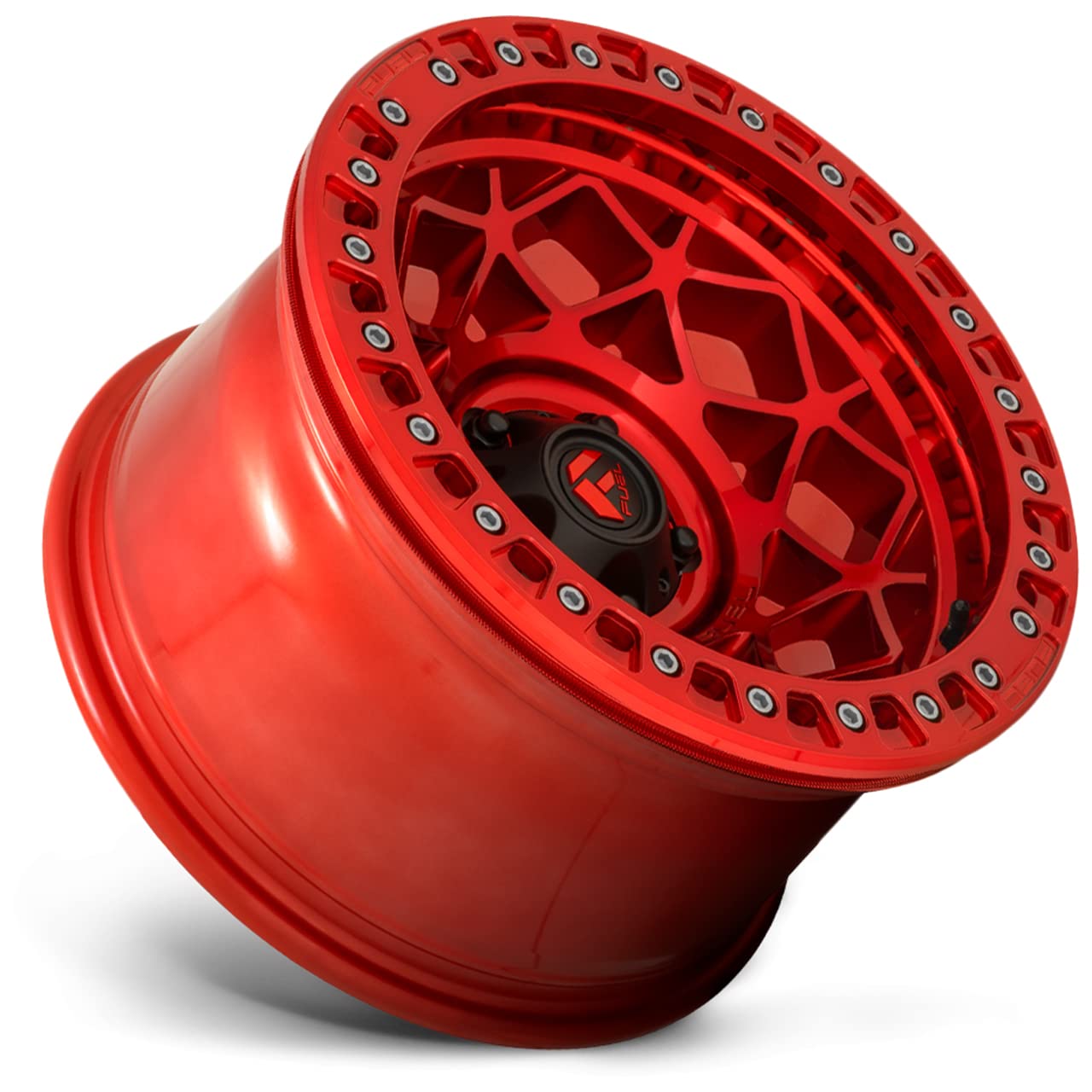FUEL OFF-ROAD D121 BEADLOCK UNIT 17X9, 5X5.0, 4.41, -15mm CANDY RED - D12117907545