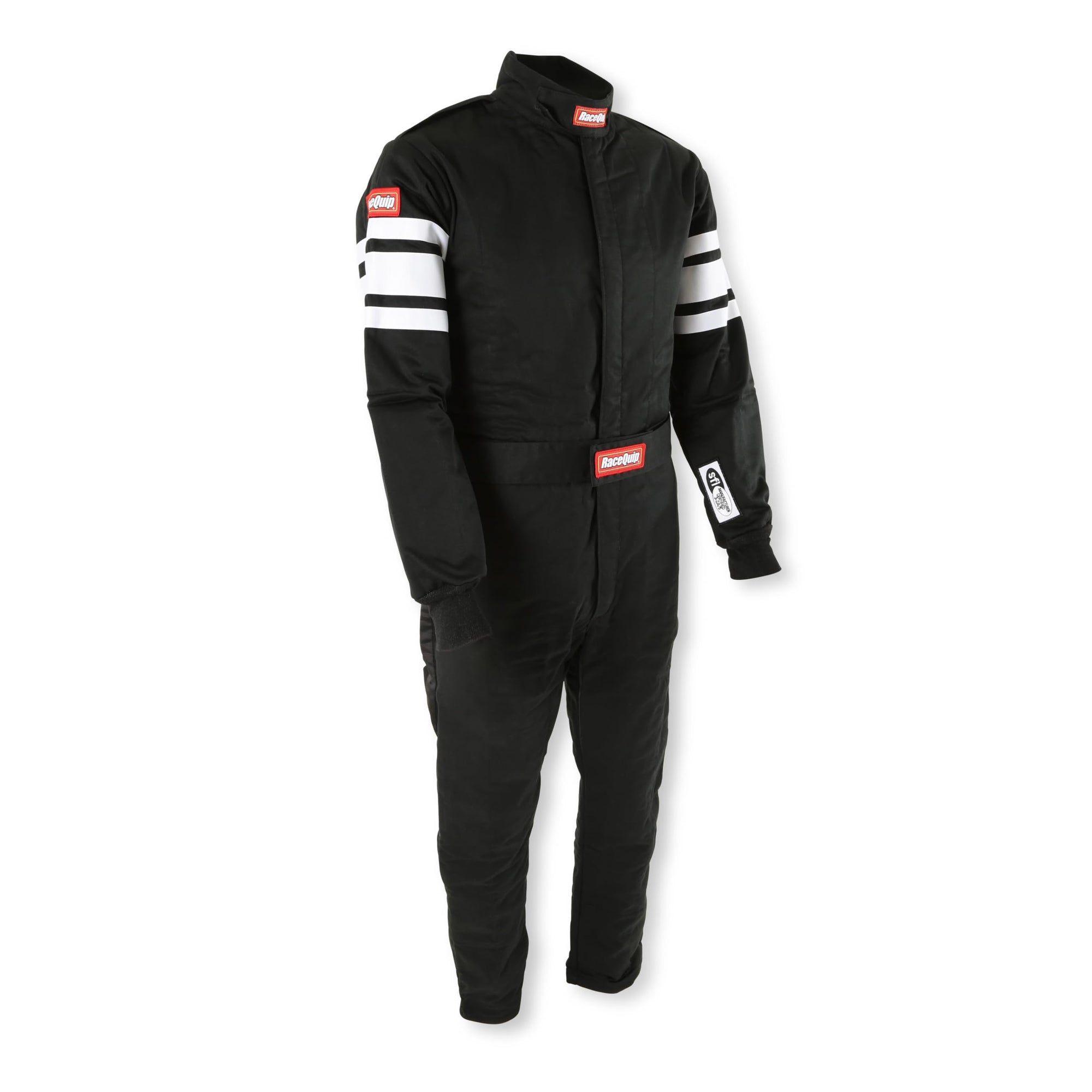 RaceQuip One Piece Racing Driver Fire Suit Multi Layer SFI 3.2A/ 5 Black Small 120002