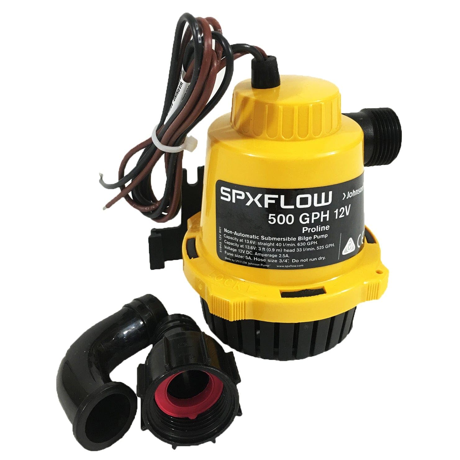 PROLINE Johnson Pump Bilge Pump 500 GPH 3A