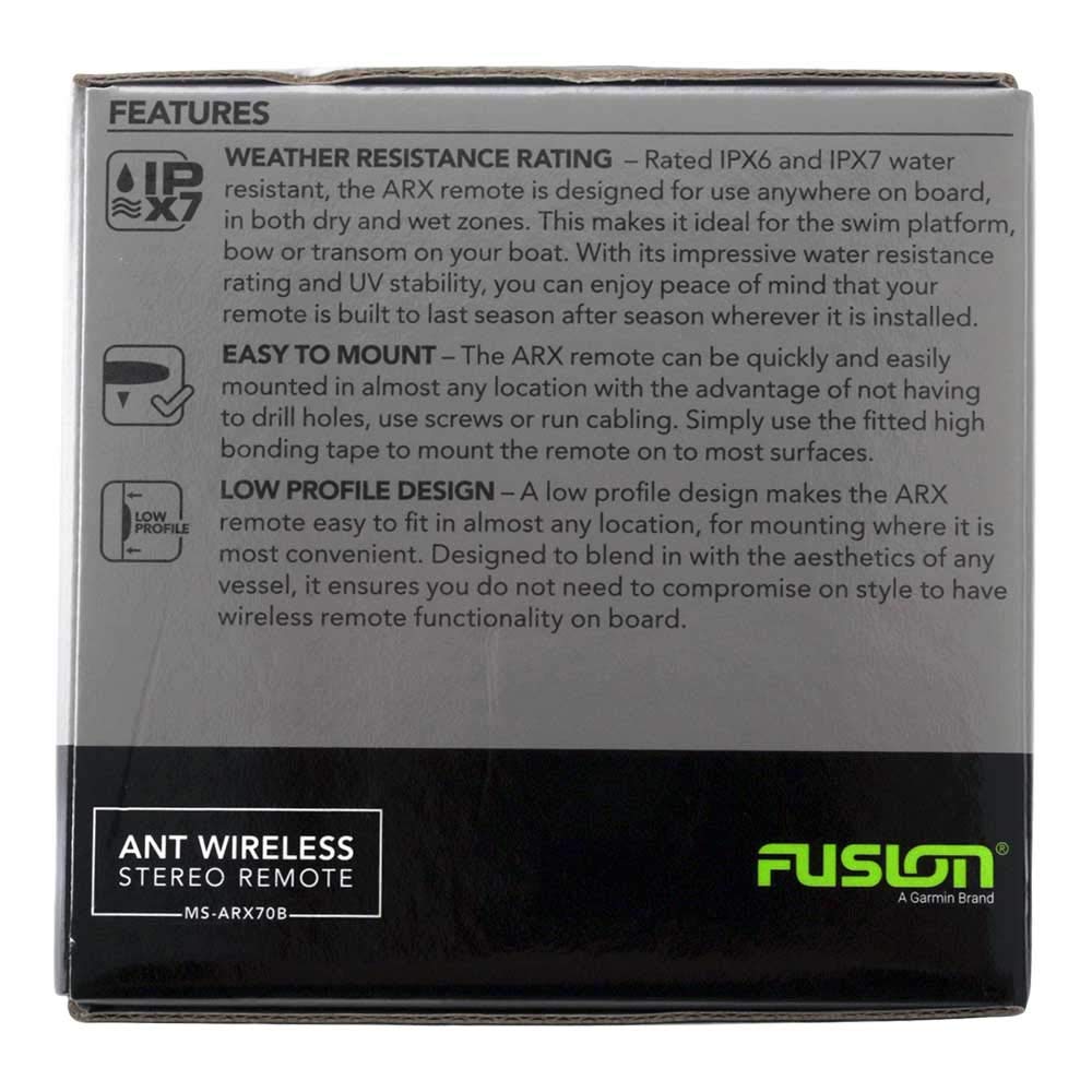 Black Fusion Wireless Remote ARX70B [010-02167-20]