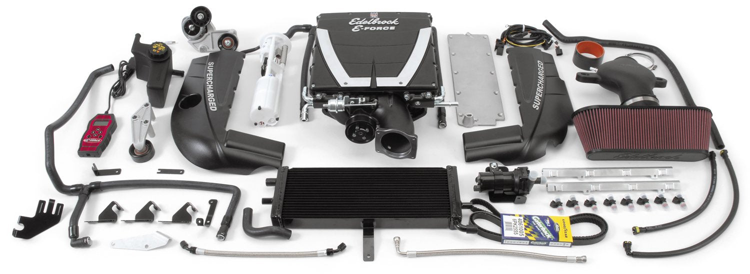Edelbrock E-Force Supercharger Kit for Chevrolet Corvette 599HP Engine 1591