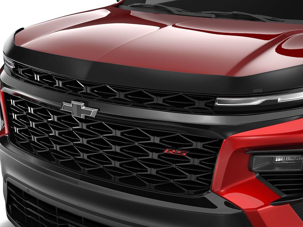 Aeroskin Hood Protector Husky Liners | Fits 2024-2026 Chevrolet Equinox EV | Low Profile Deflector/Bug Shield - 1 pc., Smoke | 2842216