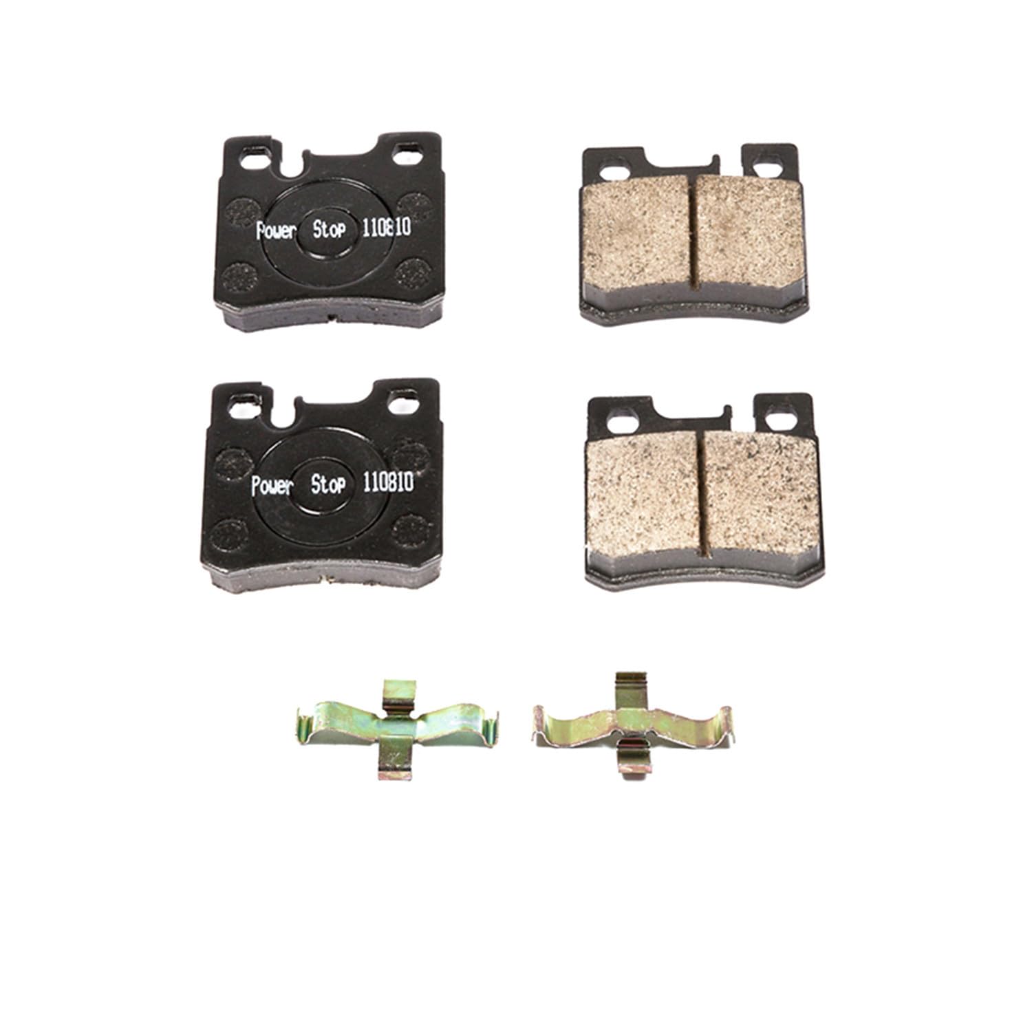 Power Stop Brake Kit Front For Mercedes-Benz C230 1999-00 |C280 1996-00 |E320 1994-95 |E420 1994-95 |SL320 1994-95 |Mercedes-Benz SL500 1994-95 - Ceramic Brake Pads With Installation Hardware, 17-495