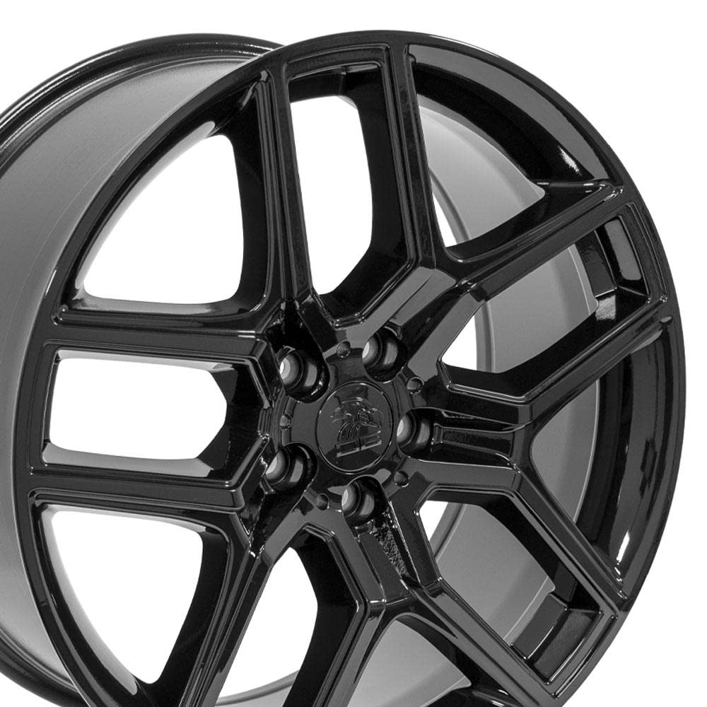 20 Inch OE Wheels FR73 Rim Fits Explorer Style 5x114.3 20x9 Gloss Black - Hollander 10061 (1)