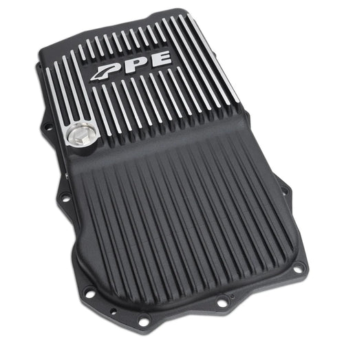 Heavy-Duty PPE Cast Aluminum Transmission Pan (Brushed) 228053410 Compatible with Jeep/Dodge 2014-2020+ Grand Cherokee/Durango with an 845RE/850RE or 8HP70/8HP76 Transmission