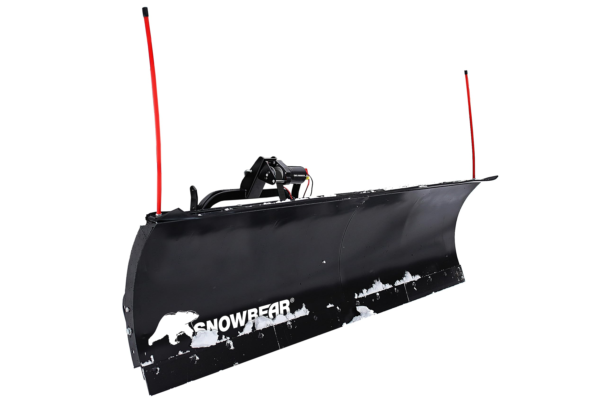 84-Inch DK2 x 22-Inch Hitch-Mounted Winch-Driven Snowplow Kit Universal