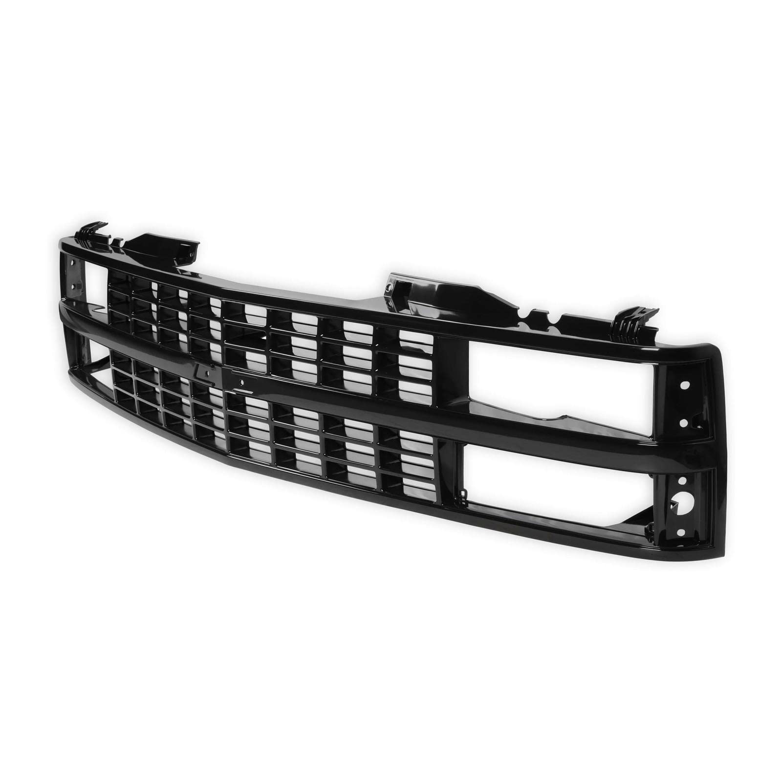 Holley 04-365 Compatible with Chevy 88-93 GMT400 Grille, Dual Headlight, Black