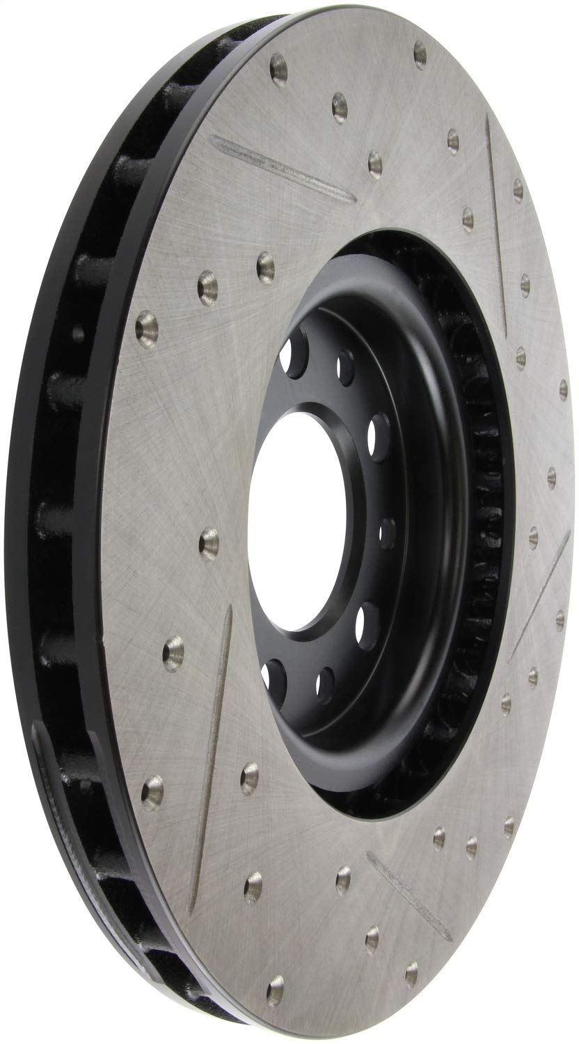 Sport Drilled/Slotted Brake Rotor StopTech 127.63080R (Front Right), 1 Pack